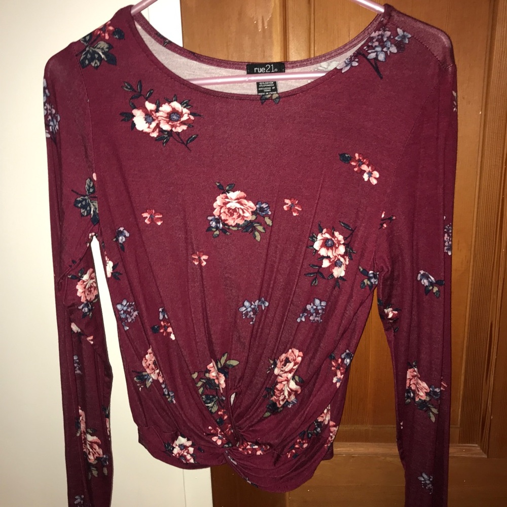 Long sleeved floral shirt from rue 21! *NEW*